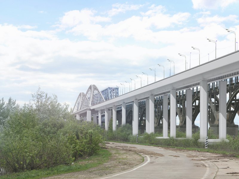 Новый мост через Волгу  - фото 3